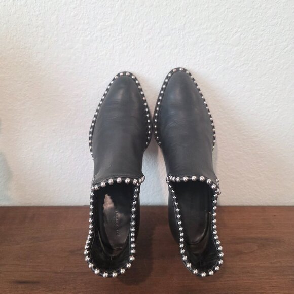Alexander Wang Women's Kori Studded Cutout Booties Size 38 (US 7.5) - Picture 7 of 10